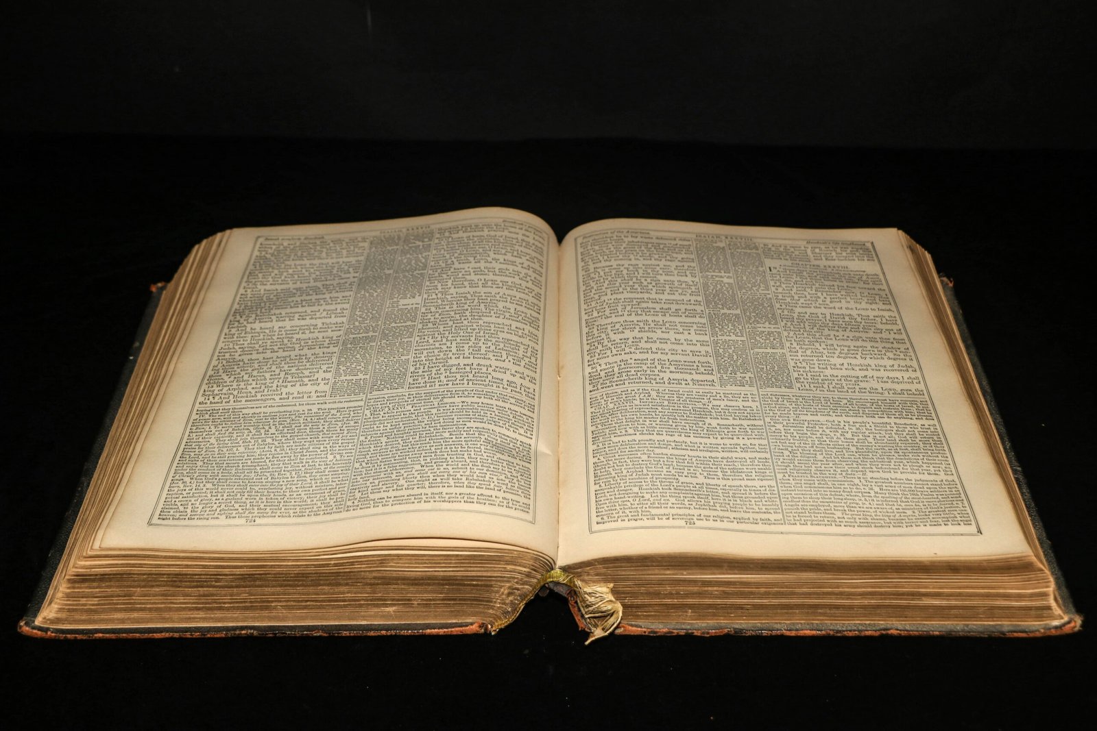 An open bible